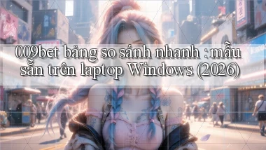 009bet bảng so sánh nhanh mẫu sẵn trên laptop Windows (2026)