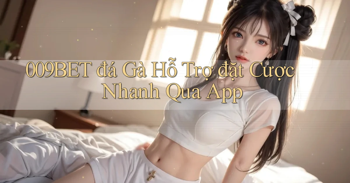 009bet  đá gà hỗ trợ đặt cược nhanh qua app