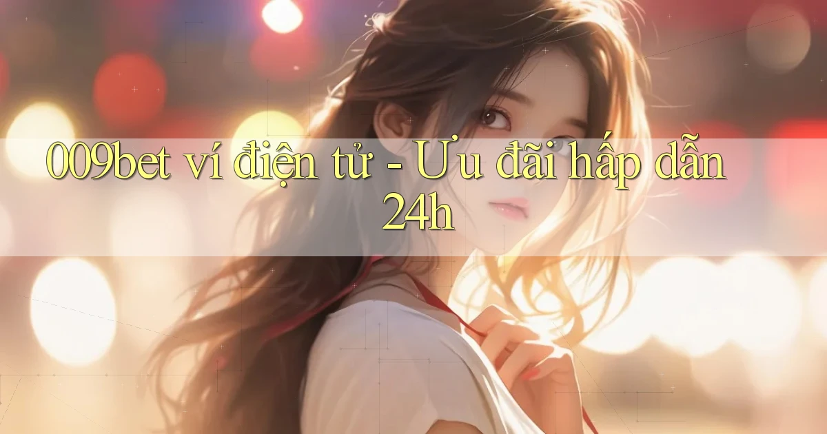 009bet ví điện tử ưu đãi hấp dẫn 24h