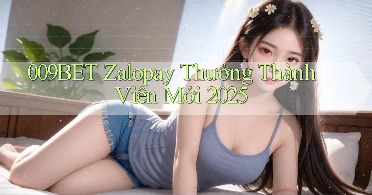 009bet zalopay thưởng thành viên mới 2025