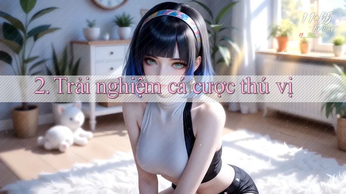 2. Trải nghiệm cá cược thú vị