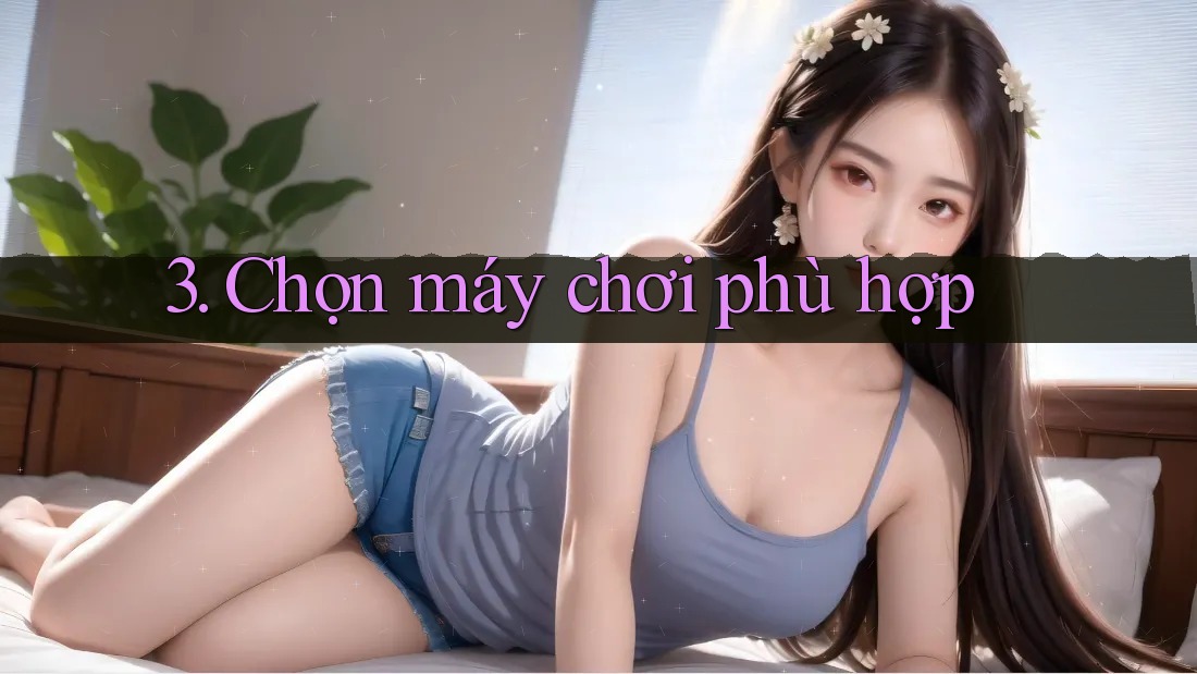 3. Chọn máy chơi phù hợp