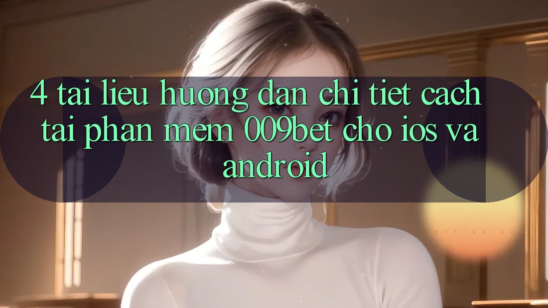 4. Tài liệu hướng dẫn Chi Tiết Cách Tải Phần mềm 009bet Cho iOS Và Android