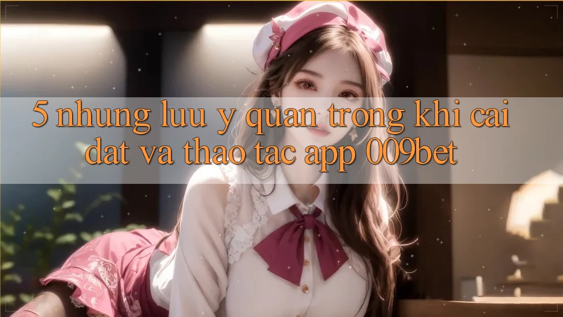5. Những Lưu Ý Quan Trọng Khi Cài đặt Và Thao tác App 009bet 5. Những Lưu Ý Quan Trọng Khi Cài đặt Và Thao tác App 009bet