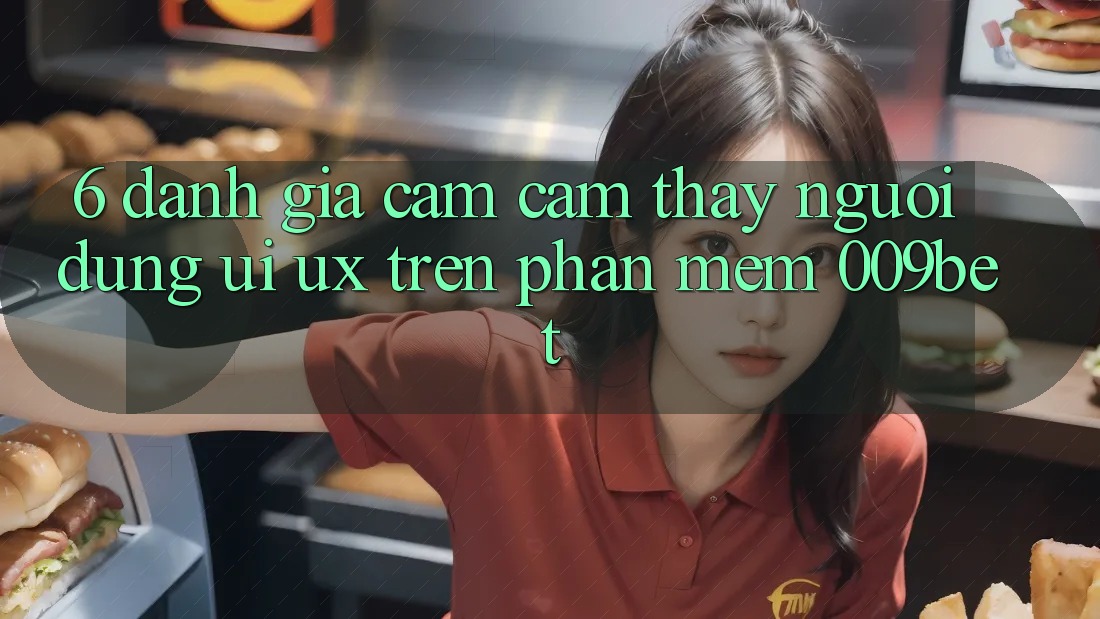 6. Đánh Giá Cảm cảm thấy Người Dùng (UI/UX) Trên Phần mềm 009bet
