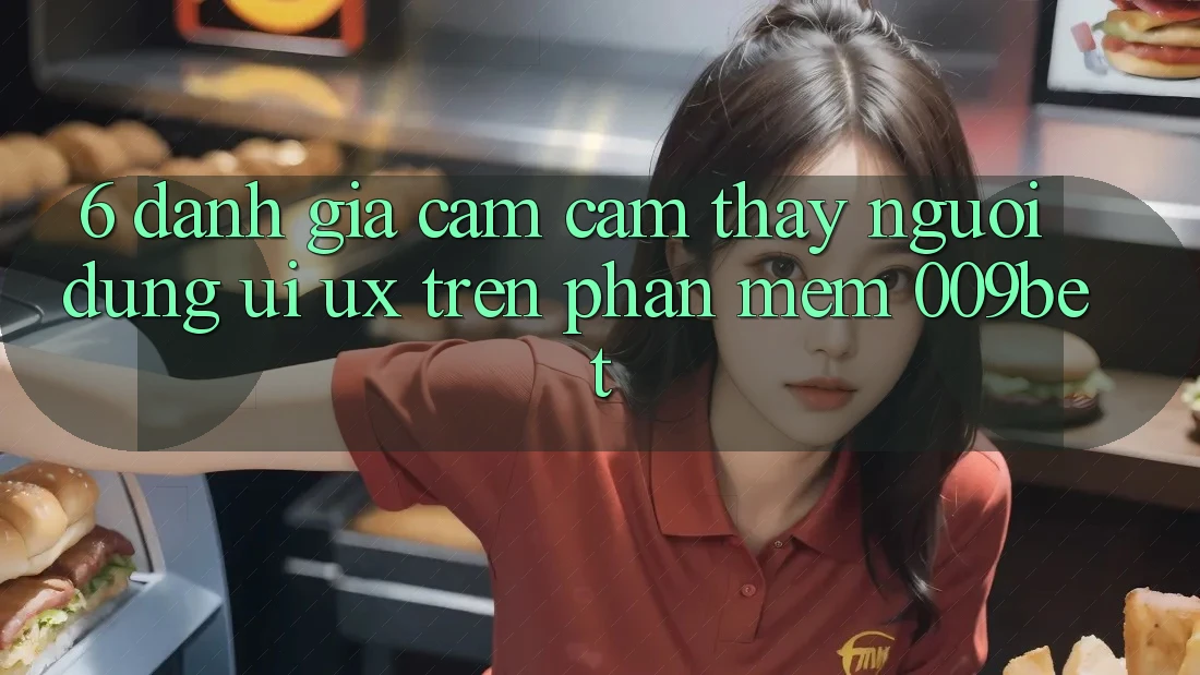 6. Đánh Giá Cảm cảm thấy Người Dùng (UI/UX) Trên Phần mềm 009bet