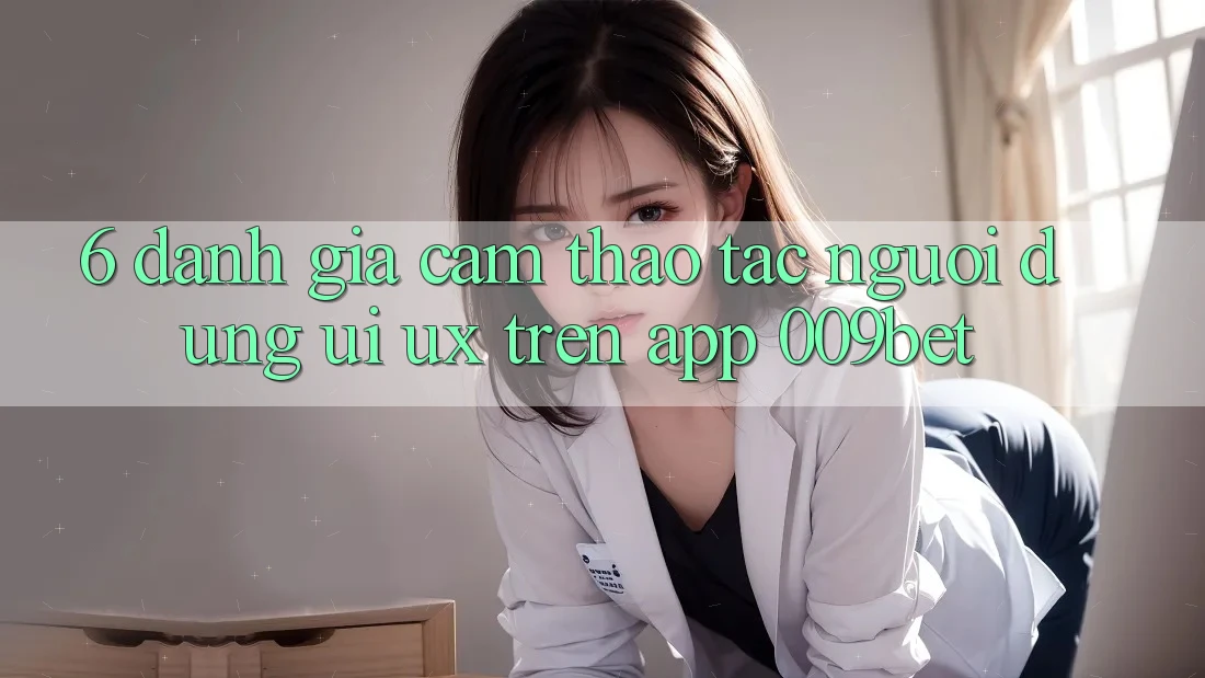 6. Đánh Giá Cảm thao tác Người Dùng (UI/UX) Trên App 009bet