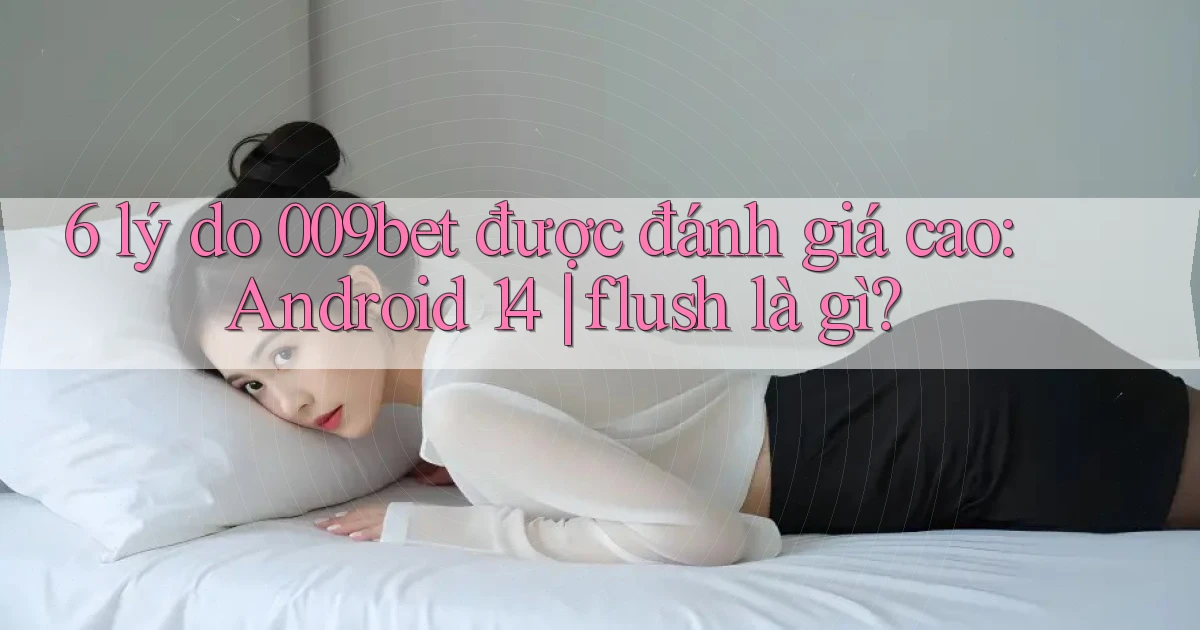 6 lý do 009bet được đánh giá cao Android 14 flush là gì