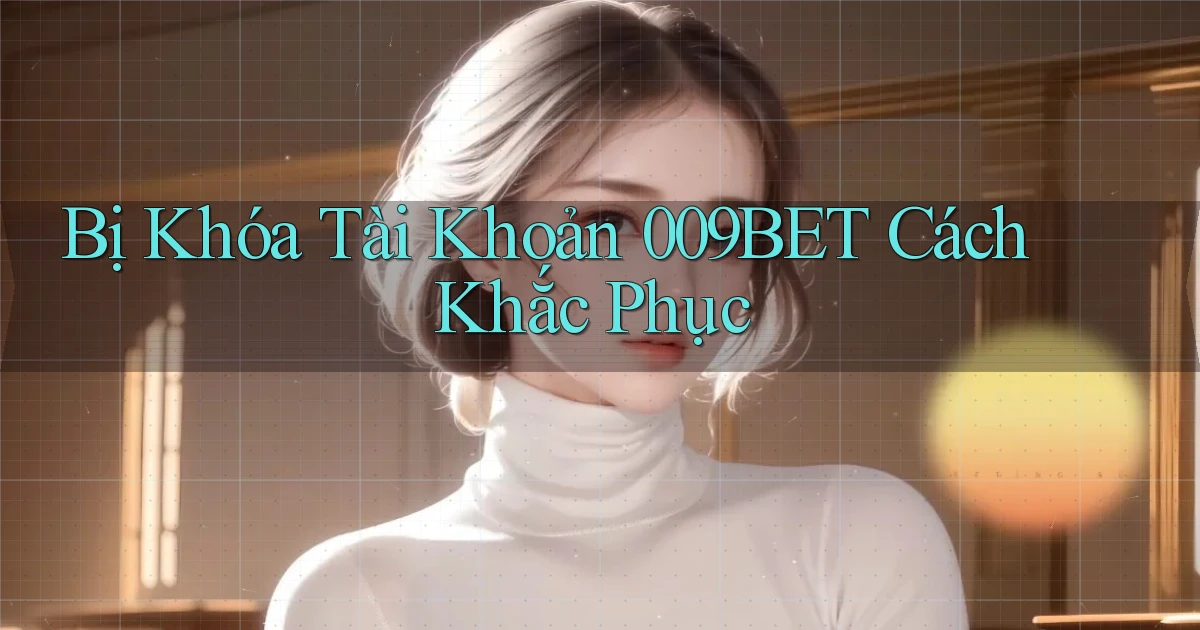 bị khóa tài khoản 009bet cách khắc phục