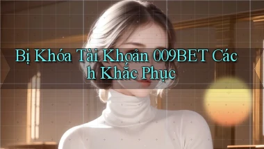 bị khóa tài khoản 009bet cách khắc phục