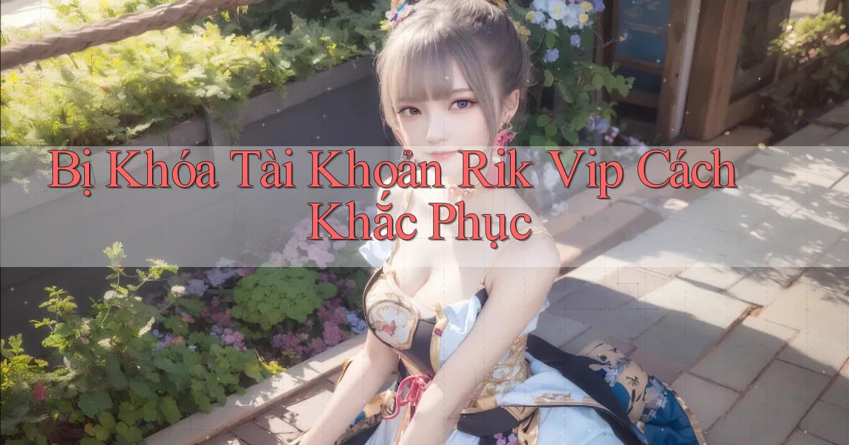 bị khóa tài khoản rik vip cách khắc phục