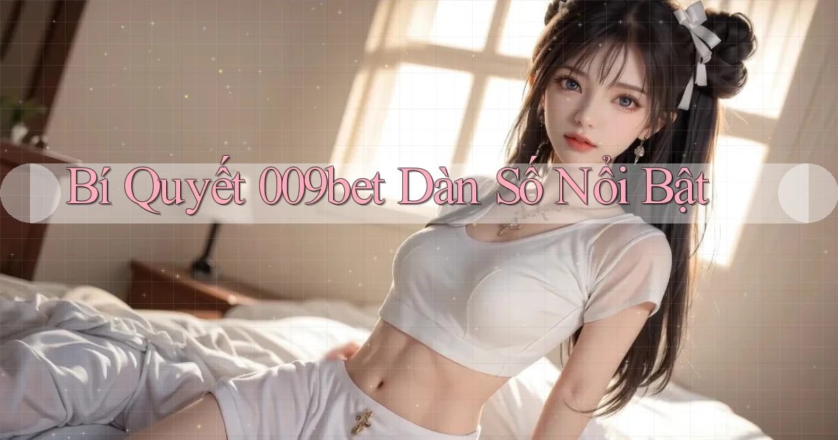 bí quyết 009bet dàn số nổi bật