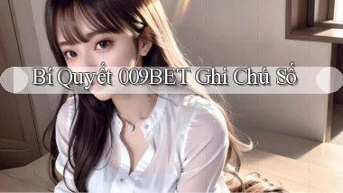 bí quyết 009bet ghi chú số