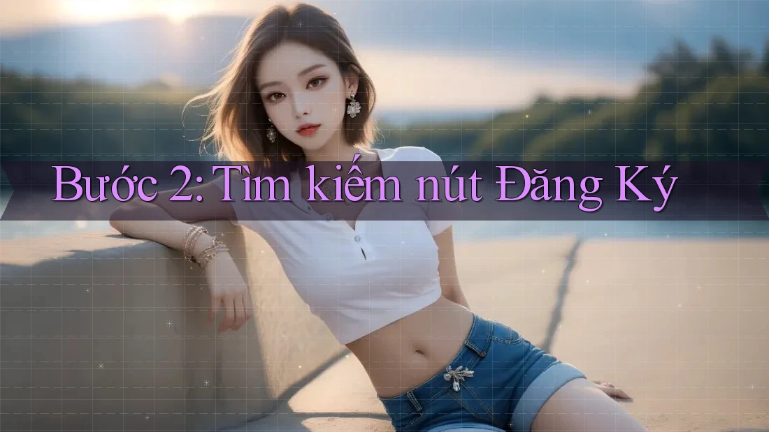 Bước 2: Tìm kiếm nút Đăng Ký Bước 2: Tìm kiếm nút Đăng Ký