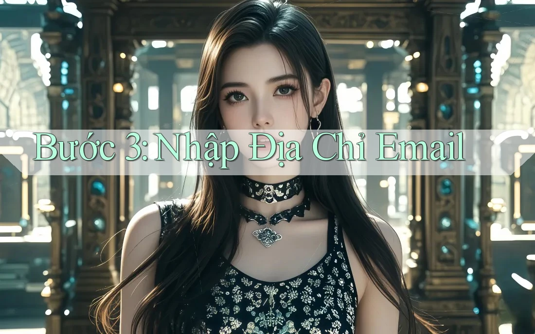 Bước 3: Nhập Địa Chỉ Email Bước 3: Nhập Địa Chỉ Email