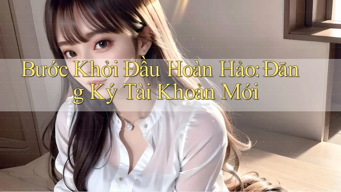 Bước Khởi Đầu Hoàn Hảo: Đăng Ký Tài Khoản Mới Bước Khởi Đầu Hoàn Hảo: Đăng Ký Tài Khoản Mới