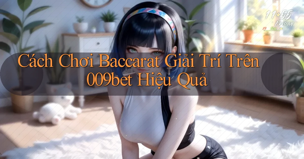 cách chơi baccarat giải trí trên 009bet hiệu quả