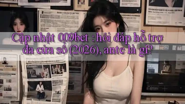 Cập nhật 009bet hỏi đáp hỗ trợ đa cửa sổ (2026), ante là gì