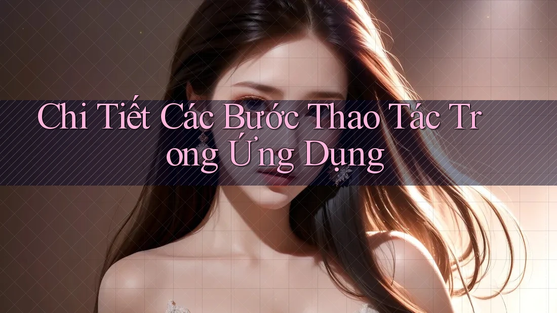 Chi Tiết Các Bước Thao Tác Trong Ứng Dụng