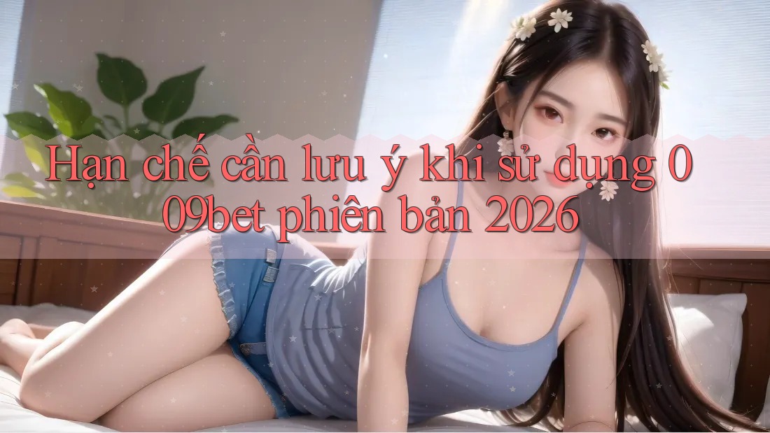 Hạn chế cần lưu ý khi sử dụng 009bet phiên bản 2026