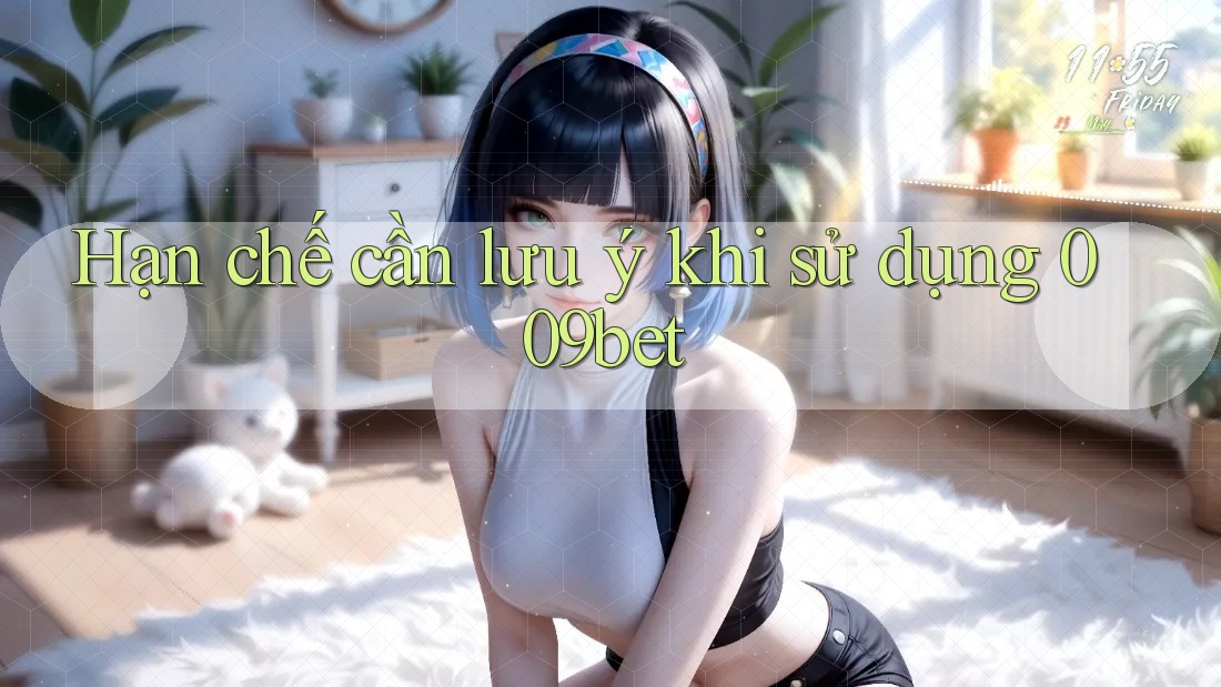 Hạn chế cần lưu ý khi sử dụng 009bet Hạn chế cần lưu ý khi sử dụng 009bet