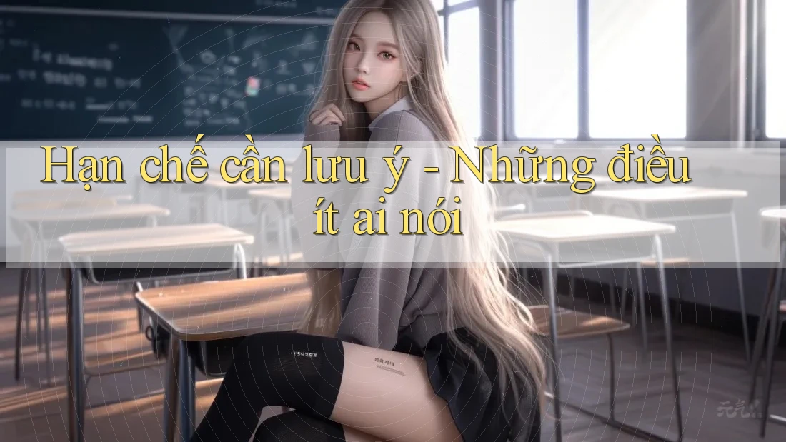 Hạn chế cần lưu ý - Những điều ít ai nói Hạn chế cần lưu ý - Những điều ít ai nói