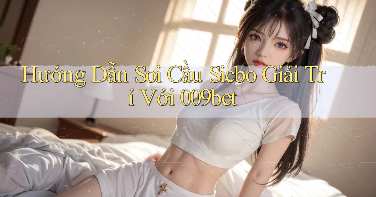 hướng dẫn soi cầu sicbo giải trí với 009bet