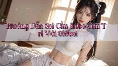hướng dẫn soi cầu sicbo giải trí với 009bet