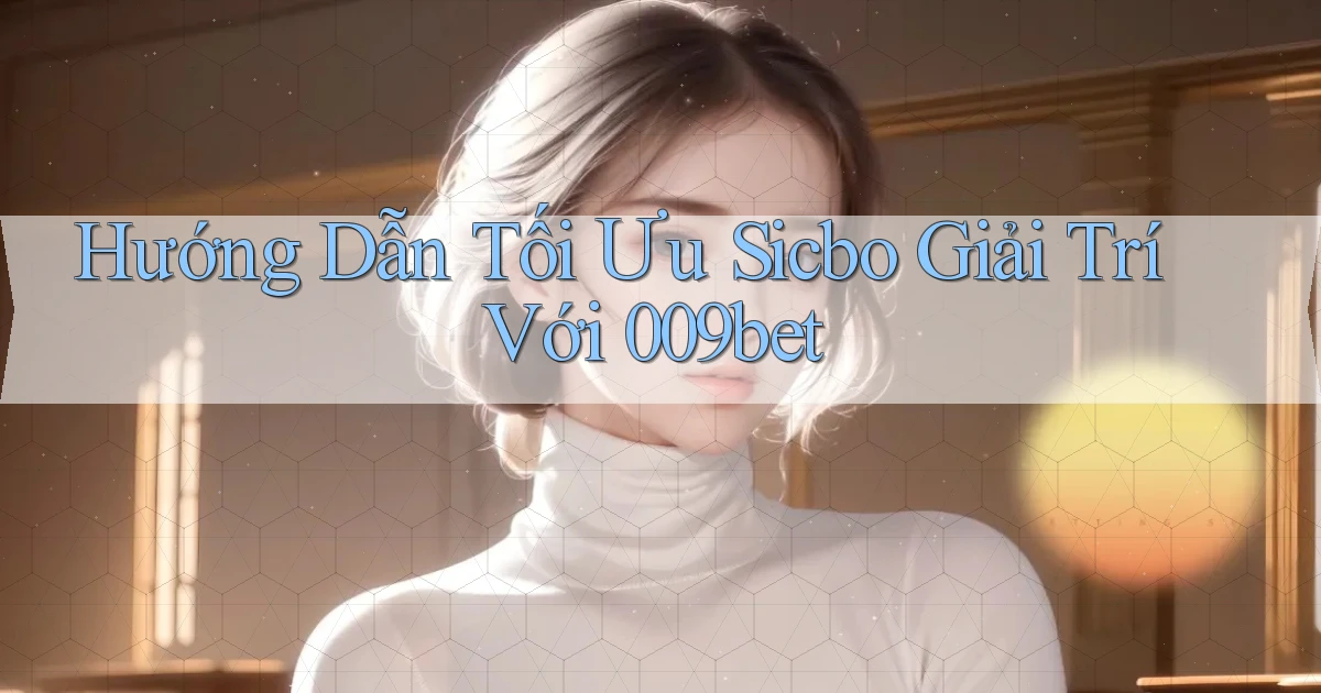 hướng dẫn tối ưu sicbo giải trí với 009bet