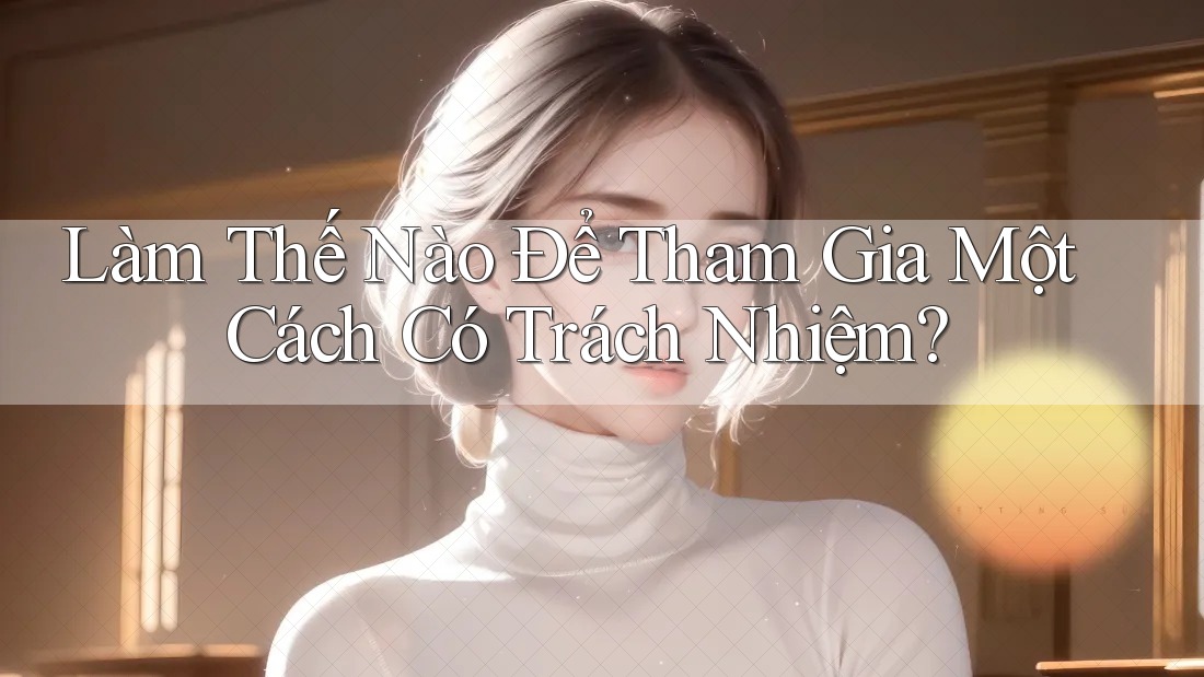 Làm thế nào để tham gia một cách có trách nhiệm?