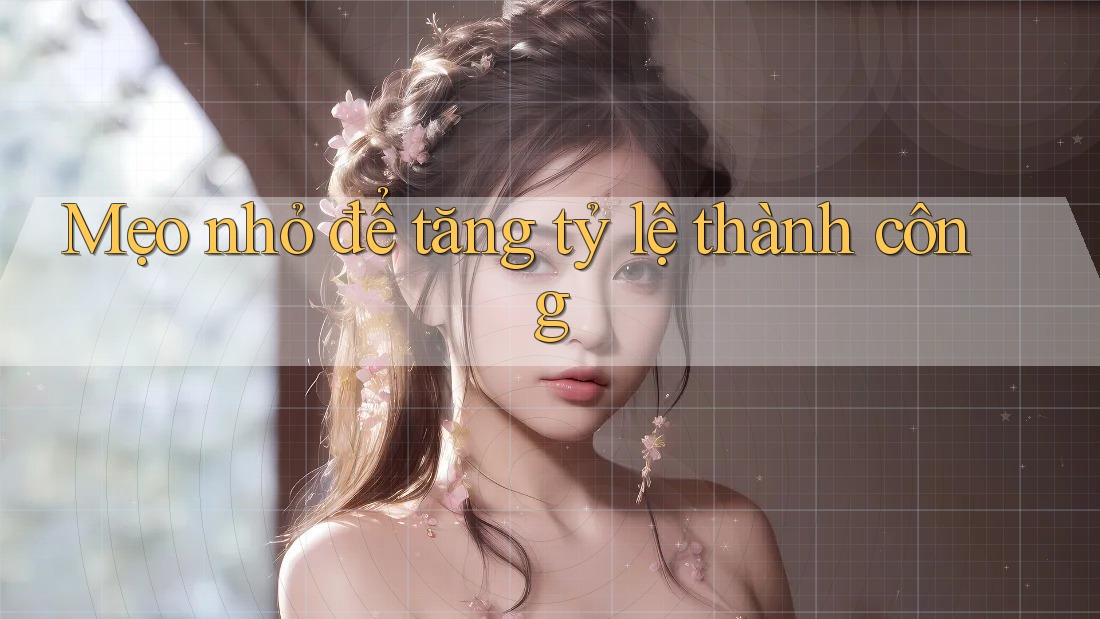Mẹo nhỏ để tăng tỷ lệ thành công Mẹo nhỏ để tăng tỷ lệ thành công