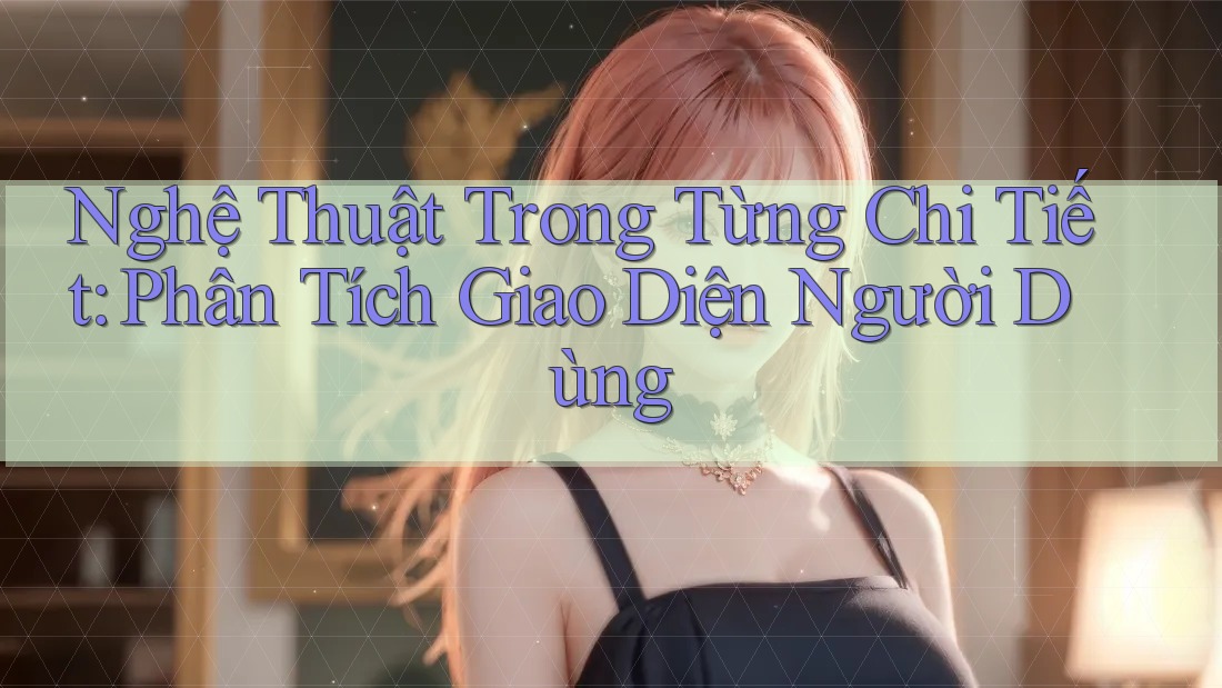 Nghệ Thuật Trong Từng Chi Tiết: Phân Tích Giao Diện Người Dùng