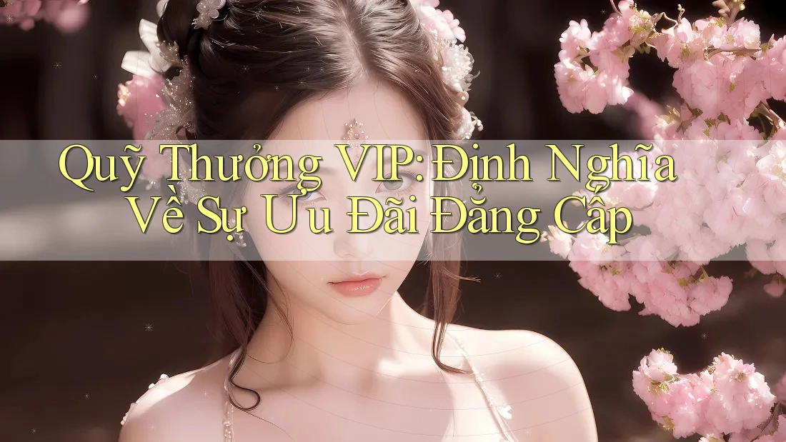 Quỹ Thưởng VIP: Định Nghĩa Về Sự Ưu Đãi Đẳng Cấp