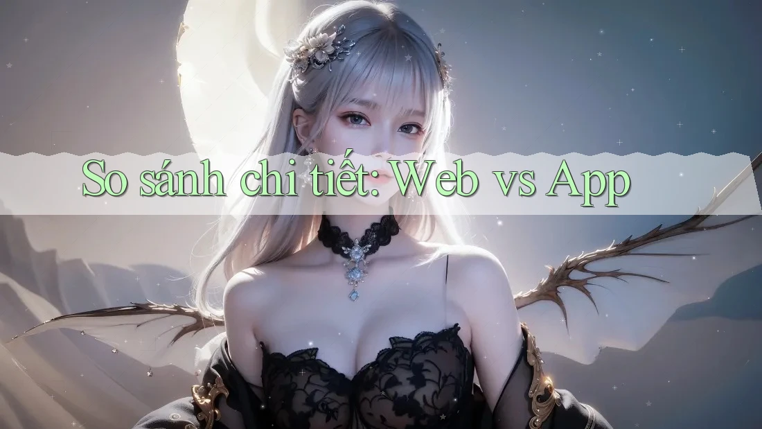 So sánh chi tiết: Web vs App