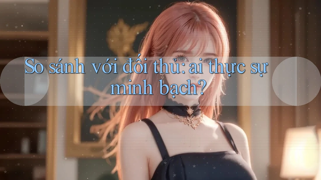 So sánh với đối thủ: ai thực sự minh bạch? So sánh với đối thủ: ai thực sự minh bạch?
