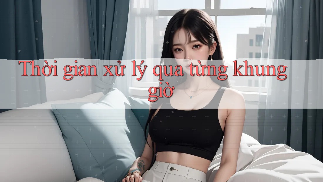 Thời gian xử lý qua từng khung giờ Thời gian xử lý qua từng khung giờ