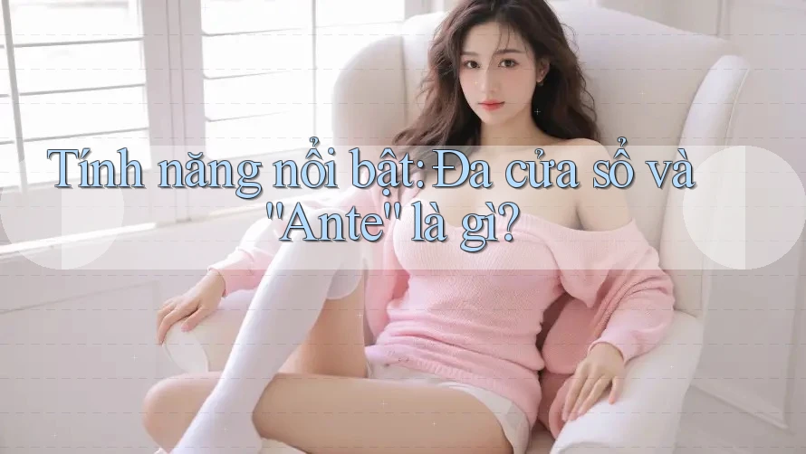 Tính năng nổi bật: Đa cửa sổ và “Ante” là gì? Tính năng nổi bật: Đa cửa sổ và “Ante” là gì?