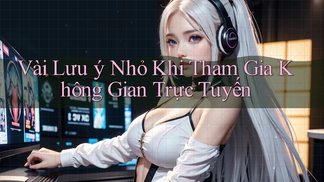 Vài Lưu ý Nhỏ Khi Tham Gia Không Gian Trực Tuyến