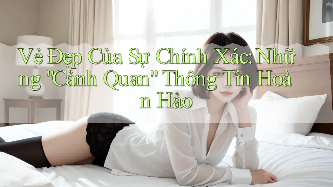 Vẻ Đẹp Của Sự Chính Xác: Những “Cảnh Quan” Thông Tin Hoàn Hảo